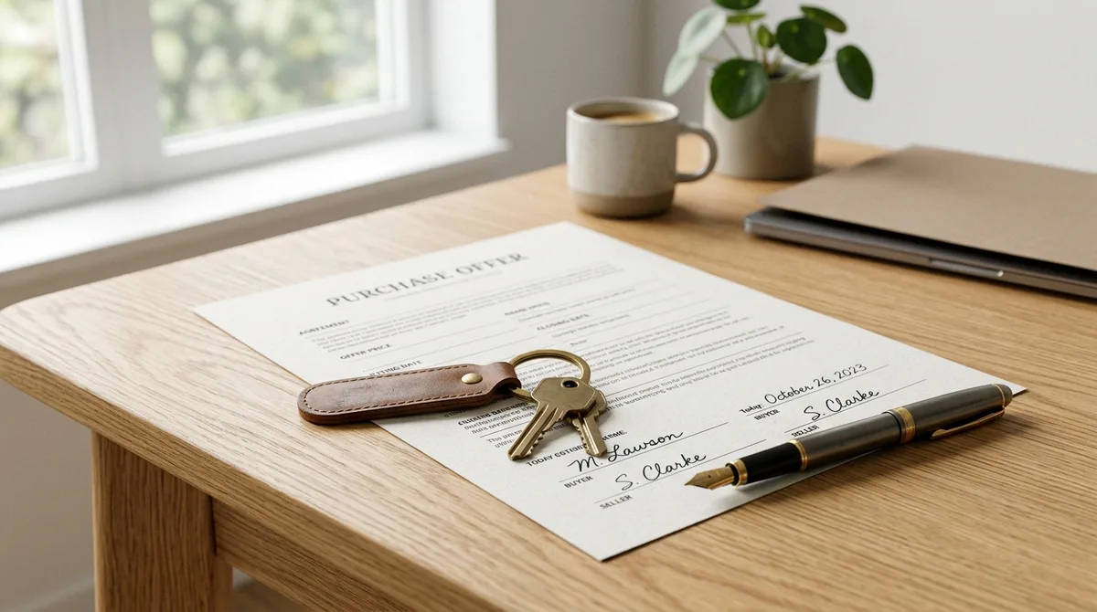 Exemple d'offre d'achat immobilier : au prix, négocié et par mail